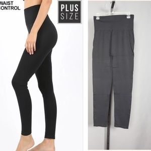 🆕 Plus TUMMY CONTROL SEAMLESS LEGGINGS (NYLON)